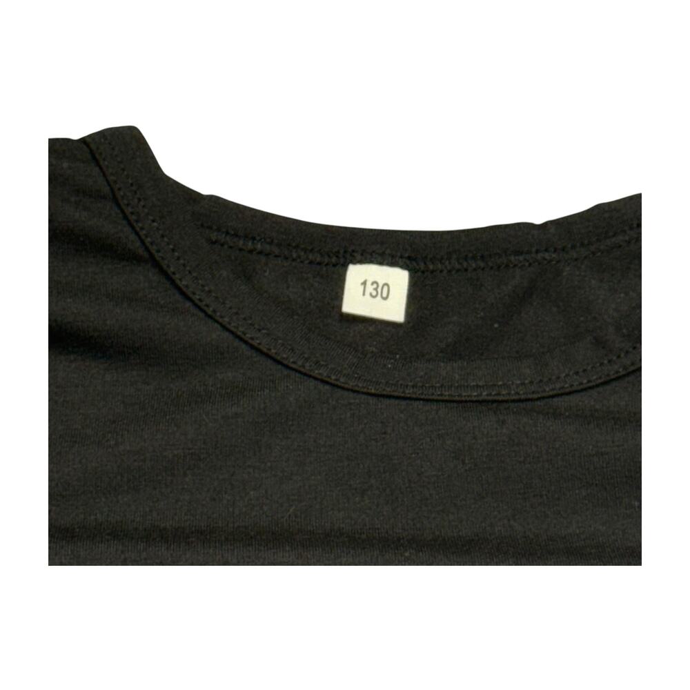 Girls Black Sassy Just Like My Mama Graphic Tee Size 7 8 - Picture 3 of 7